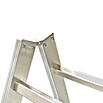Krause Stabilo Sprossen-Doppelleiter (Arbeitshöhe: 4,1 m, 2 x 10 Sprossen, Aluminium)