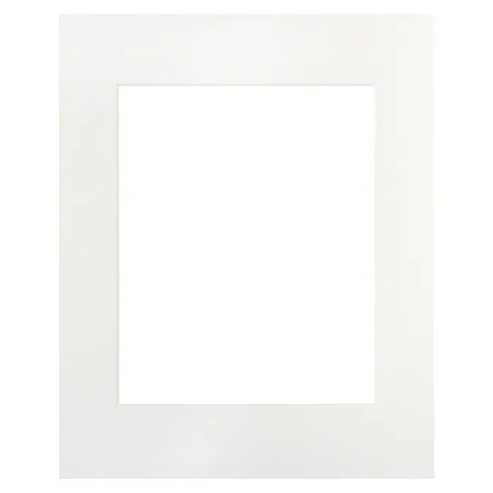 Nielsen Passepartout MSK Natur - Weiß, 40 x 50 cm, Bildformat: 28 x 35 cm - Elegantes weißes Passepartout. Ideal, um Fotos oder Kunstwerke hervorzuheben und zu schützen, mit einer sauberen, modernen Optik.
