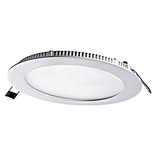 Alverlamp Downlight LED empotrable Pack x 2 (20 W, L x An x Al: 22,5 x 22,5 x 2 cm, Blanco tráfico, Blanco frío)
