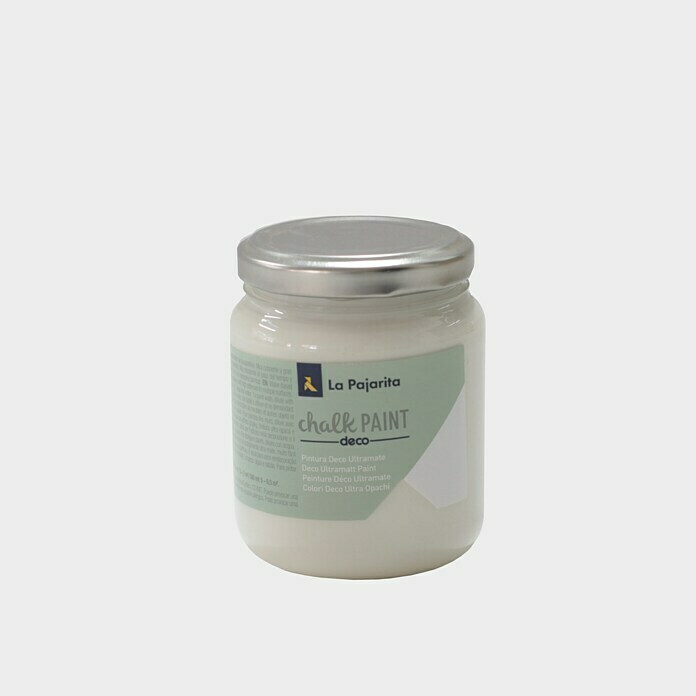 La Pajarita Pintura de tiza Chalk Paint White cotton (175 ml, Mate)