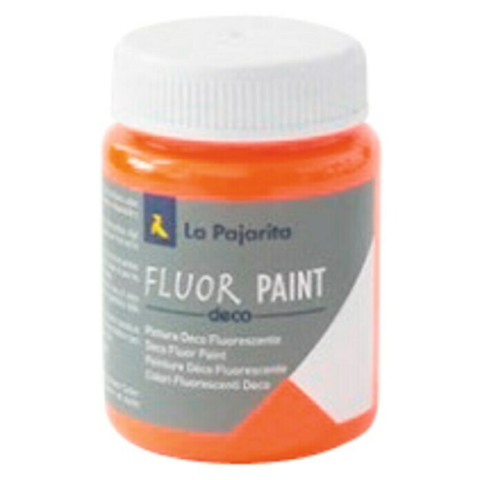 La Pajarita Pintura Fluor Paint Orange (75 ml)
