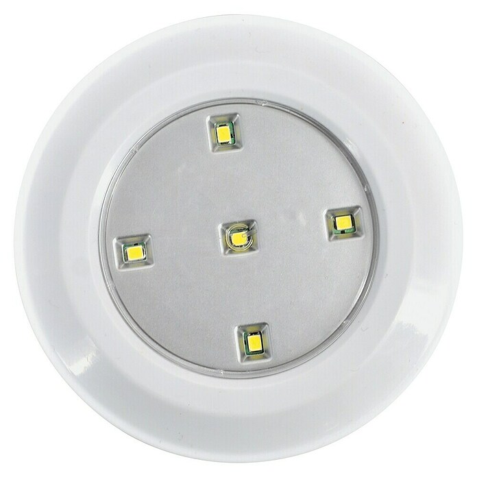 Voltomat Luz a pilas Smart-Push-Light (Número de puntos de luz: 5 ud., Blanco, Contenido: 3 uds.)