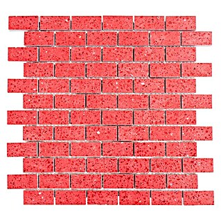 Mozaïektegel brick XCM ASMB4 (30 x 30 cm, Rood, Glanzend)