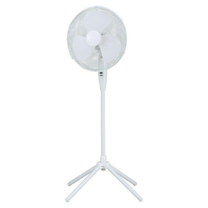PR Klima Ventilador de pie Acapulco (Blanco, Diámetro: 40 cm, 50 W, 2.427 m³/h)
