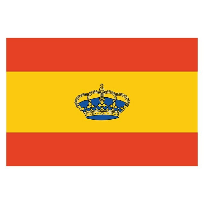 Bandera España con corona (20 x 30 cm)