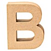 Glorex Papp-Buchstabe (Motiv: B, Pappe, L x B x H: 17,5 x 13 x 5,5 cm)