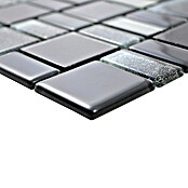 Mosaikfliese DAZZLE 05B (30 x 30 cm, Schwarz, Glänzend)