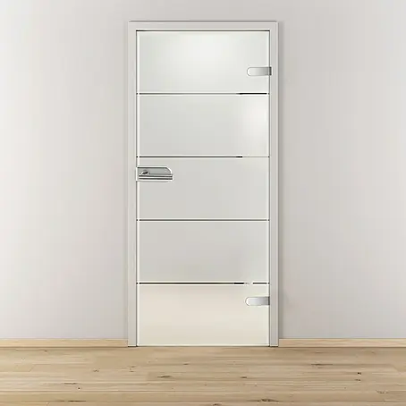 Diamond Doors  Glasdrehtür Lines Positiv