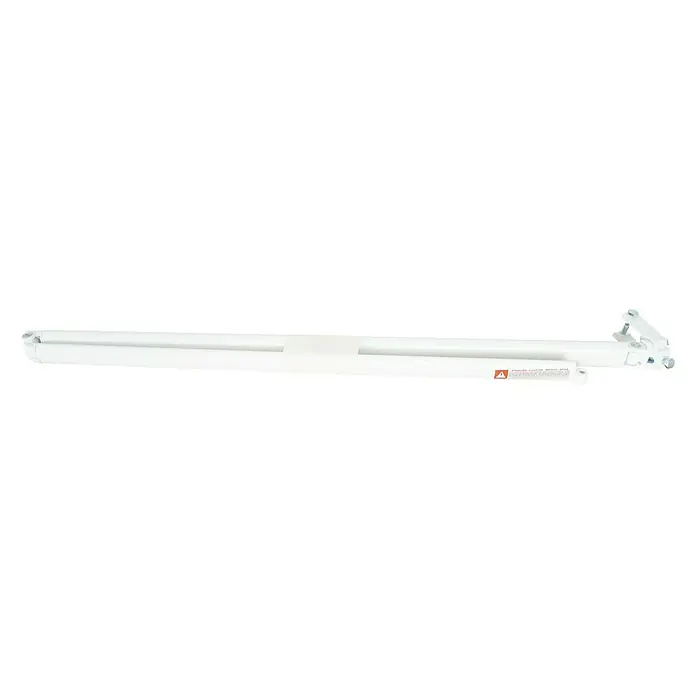 SmartSun Brazo de toldo derecho - Blanco, 3 m, 2 m - Una barra de ropa extensible blanca para montar en un armario. Práctica para más espacio de almacenamiento.