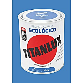Titanlux Esmalte de color Eco (Azul índigo, 750 ml, Mate)