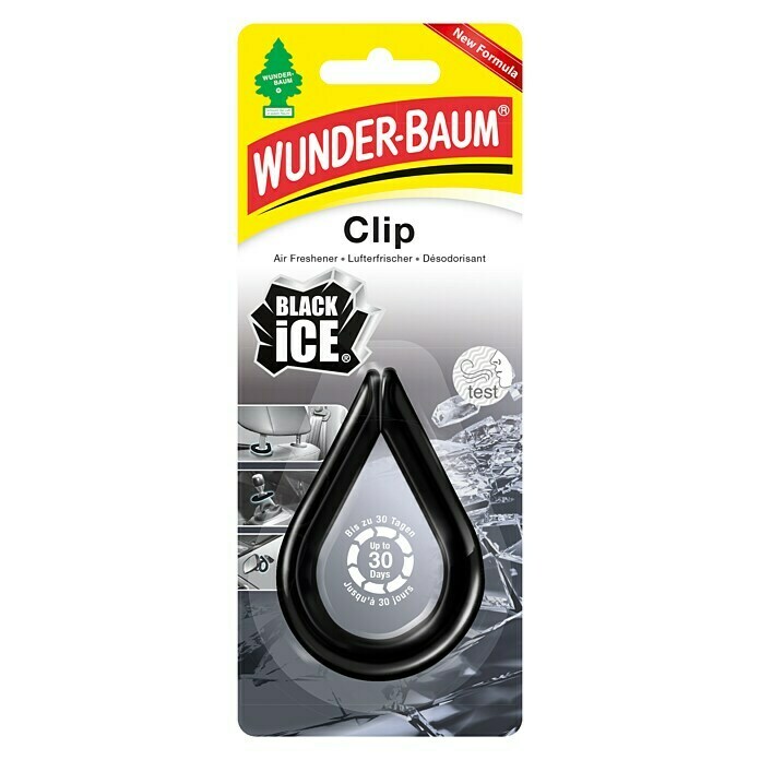 Wunderbaum Lufterfrischer Clip (Black Ice)