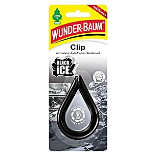Wunderbaum Lufterfrischer Clip (Black Ice, Klemmen)