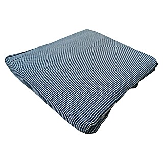 Plaid Multiusos (230 x 260 cm, Rayas Azul oscuro)