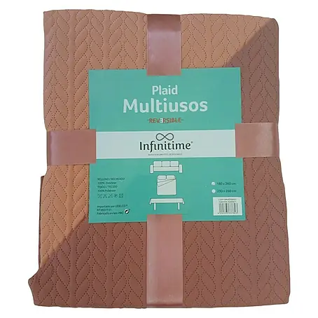 Manta para sofá reversible Trenza