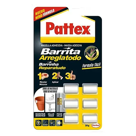 Pattex  Adhesivo bicomponente Barrita arreglatodo