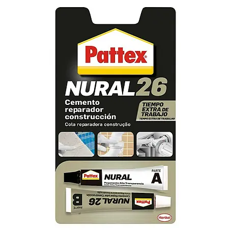 Pattex  Adhesivo bicomponente Cemento Nural 26