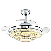Led Hispania Ventilador de techo Luxury Géminis (Dorado, 106 cm, 75 W, Blanco cálido) | BAUHAUS