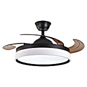 Led Hispania Ventilador de techo Ostro (Negro, 106 cm, 35 W) | BAUHAUS