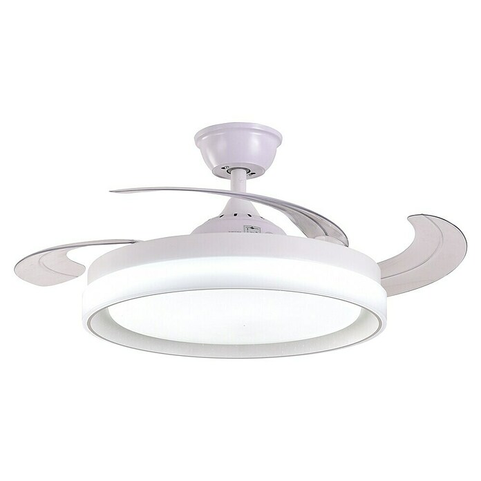 Led Hispania Ventilador de techo Siros (Blanco, 106 cm, 36 W) | BAUHAUS