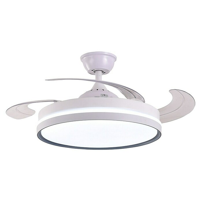 Led Hispania Ventilador de techo Rinia (Blanco, 106 cm, 35 W) | BAUHAUS