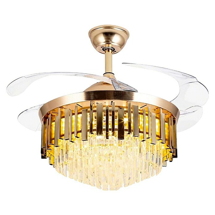Led Hispania Ventilador de techo Luxury Sagitario (Dorado, 106 cm, 55 W) | BAUHAUS