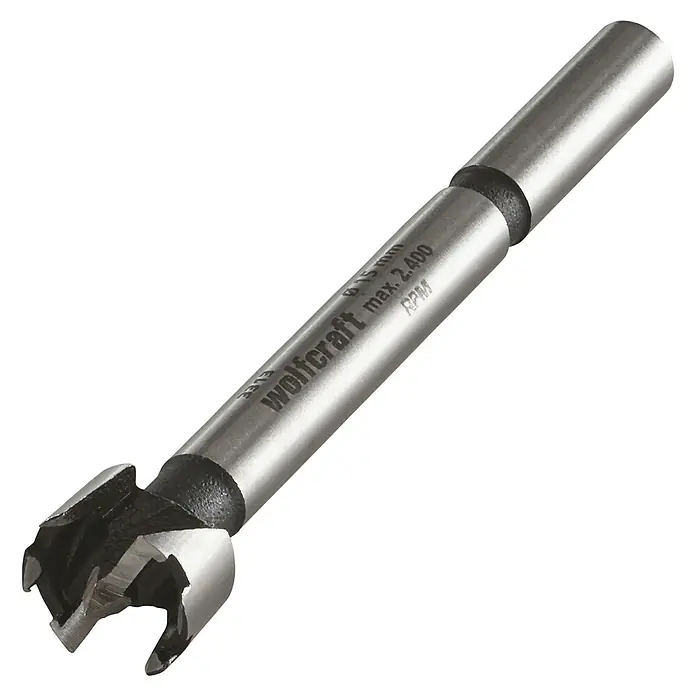 Wolfcraft Forstnerbohrer - Durchmesser Bohrer: 15 mm - Wolfcraft Forstnerbohrer mit einem Durchmesser von 15 mm, ideal für präzise Bohrungen in Holz. Perfekt für Heimwerker und Profis.