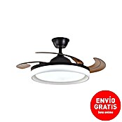 Led Hispania Ventilador de techo Siros (Negro, 106 cm, 35 W) | BAUHAUS