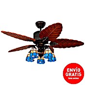 Led Hispania Ventilador de techo Vintage Acuario (Negro, 132 cm, 55 W) | BAUHAUS