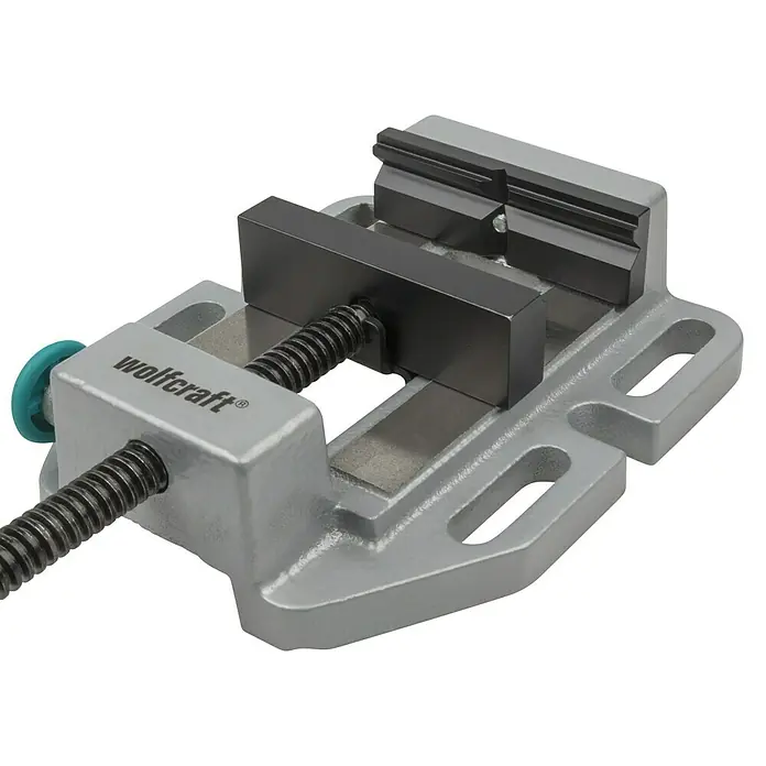 Wolfcraft Mordaza de sujeción - Anchura de sujeción: 80 mm - El tornillo de banco Wolfcraft es una herramienta práctica para fijar piezas. Con mordazas ajustables para aplicaciones versátiles.
