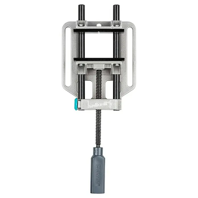 Wolfcraft Spannbacken - Spannweite: 100 mm - Wolfcraft Bohrlehre für präzise Bohrungen. Ideal für exakte Löcher in verschiedenen Materialien mit sicherer Führung.