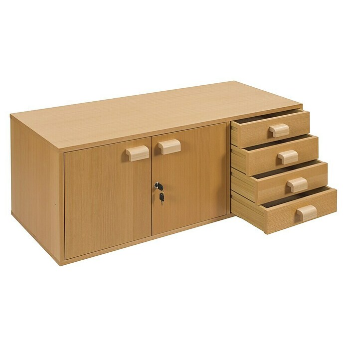 Ramia Werkbank-Unterschrank Pro II (460 x 1.210 x 580 mm, 2 Türen)