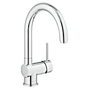 Camargue Grifo de cocina (Baja presión, Caño alto, Cromo, Brillante)