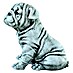 Figura decorativa Bulldog sentado 