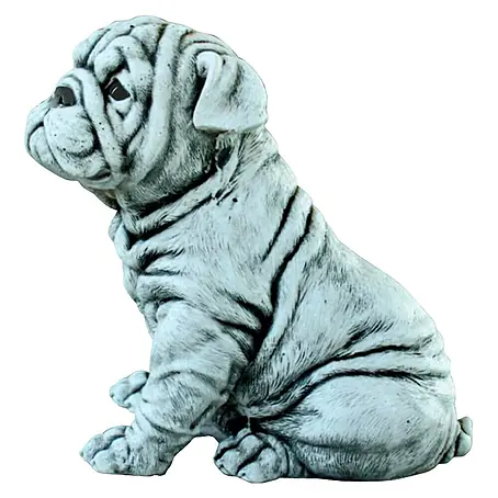 Figura decorativa Bulldog sentado