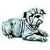 Figura decorativa Bulldog acostado 