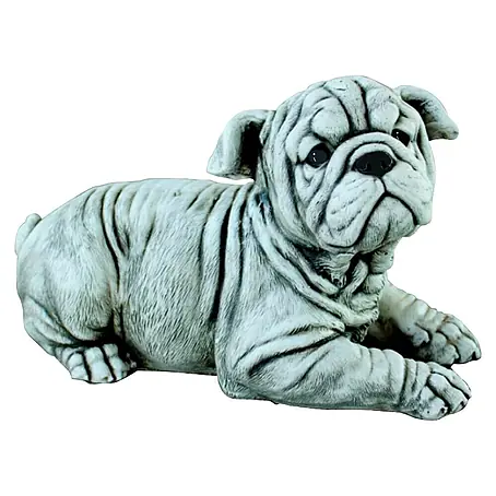 Figura decorativa Bulldog acostado