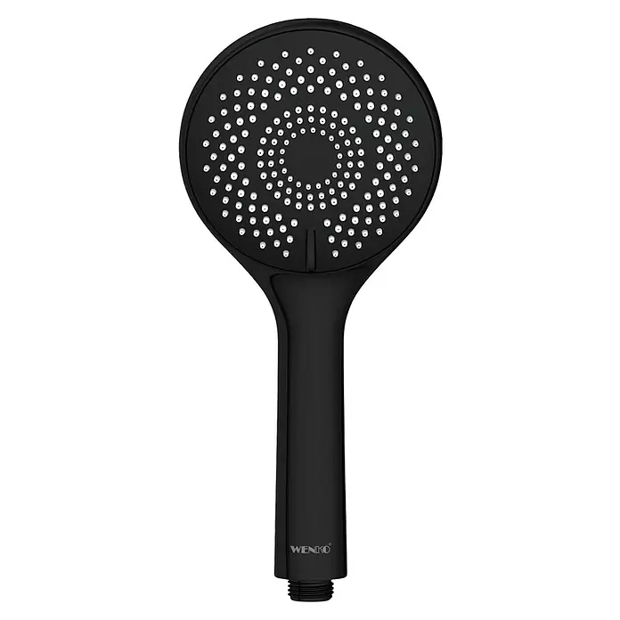 Wenko Teleducha WaterSaving - Número de funciones: 3 ud., Negro - Cabezal de ducha negro Wenko con boquillas de agua precisas para una experiencia relajante. Su diseño elegante lo hace destacar en el baño.