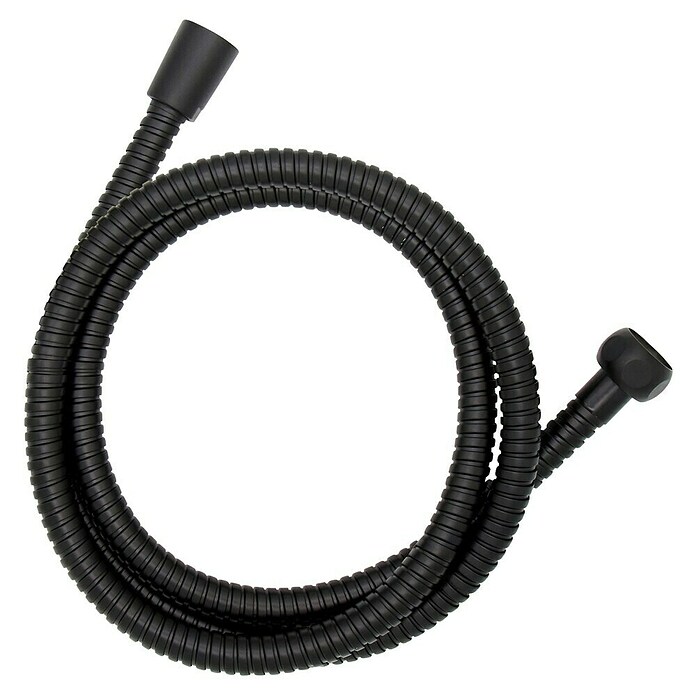 Wenko Flexo de ducha Inox (Largo: 150 cm, ½″, Acero inoxidable, Negro) | BAUHAUS