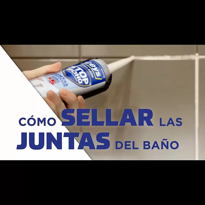 Ceys Silicona para sanitarios y cocinas Stop Moho - Incoloro, 125 ml - Cmo sellar las juntas del bao