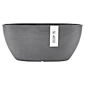 Ecopots Sofia Pflanzschale Oval (L x B x H: 30 x 13 x 13,5 cm, Grau) | BAUHAUS