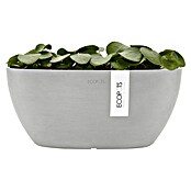 Ecopots Sofia Pflanzschale Sofia (L x B x H: 29,5 x 13,4 x 13,5 cm, Weißgrau) | BAUHAUS