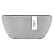 Ecopots Sofia Pflanzschale Oval (L x B x H: 30 x 13 x 13,5 cm, Weißgrau) | BAUHAUS