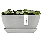 Ecopots Sofia Pflanzschale Sofia (L x B x H: 29,5 x 13,4 x 13,5 cm, Weißgrau) | BAUHAUS