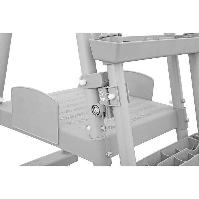 Bestway Zwembadladder 132 cm (Metaal) | BAUHAUS