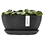 Ecopots Sofia Pflanzschale Oval (L x B x H: 29,5 x 13,4 x 13,5 cm, Grau) | BAUHAUS
