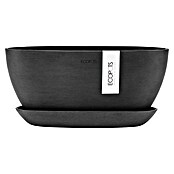 Ecopots Sofia Pflanzschale Oval (L x B x H: 29,5 x 13,4 x 13,5 cm, Grau) | BAUHAUS