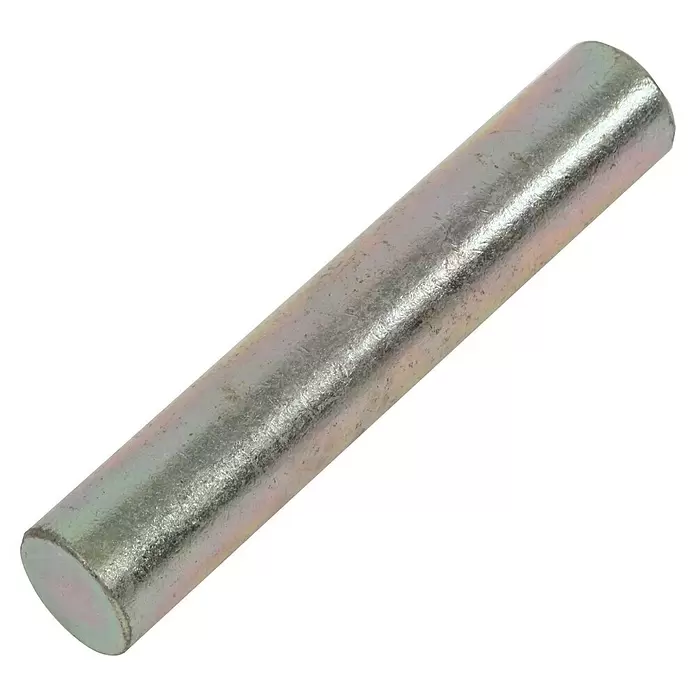 Floraworld Einschlag-Werkzeug - Durchmesser: 32 mm - Ein glänzender, verzinkter Metall-Passstift, zylindrisch geformt.