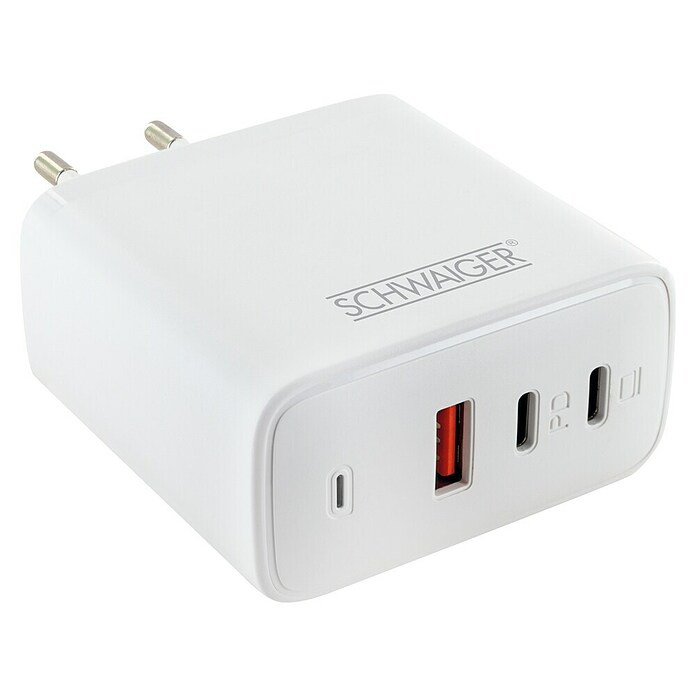 Schwaiger USB-Ladeadapter (USB A-Stecker, USB C-Stecker) | BAUHAUS