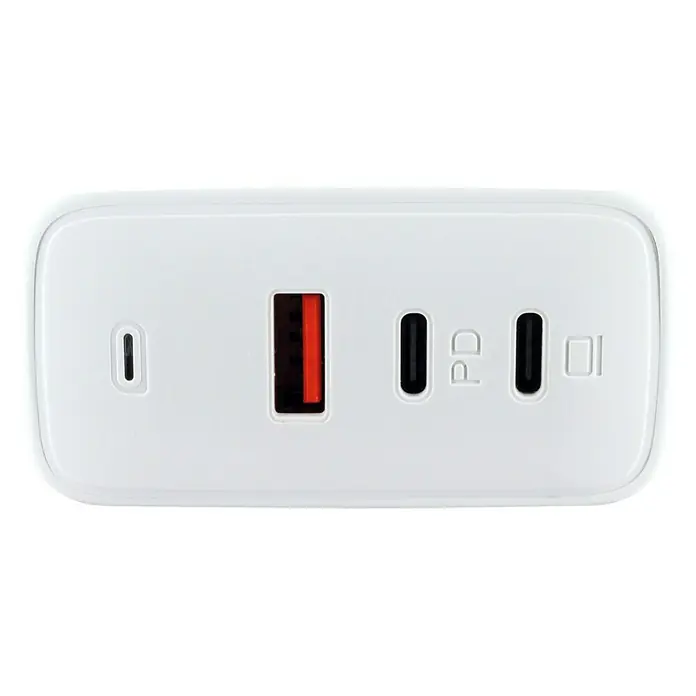 Schwaiger USB-Ladeadapter - USB A-Stecker, USB C-Stecker - Weiße Mehrfach-USB-Ladegerät-Station mit USB-A- und USB-C-Anschlüssen zum gleichzeitigen Aufladen mehrerer Geräte.