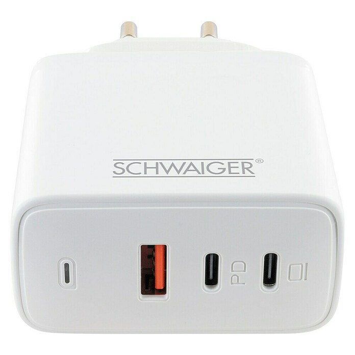 Schwaiger USB-Ladeadapter (USB A-Stecker, USB C-Stecker) | BAUHAUS